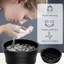 Chậu đá di động LAKAM, Khay đá tích hợp bằng silicon Bát tắm đá mặt, Bát nhúng mặt có thể gập lại cho nữ Cô gái