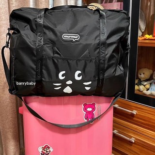 Mèo Nhật Bản Hoạt Hình Dễ Thương Có Thể Gập Lại Dung Tích Lớn Túi Du Lịch Di Động Duffel Túi Nam Nữ Du Lịch Túi Tập Gym