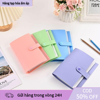 【48h】Album sưu tập hóa đơn DARON1 100,Stationerystudio Sách lưu trữ tiền, Nhãn dán sách lưu trữ túi lá bên trong chống b