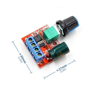 【COD】 Mạch Điều Tốc Động Cơ Mini PWM DC – 5A 90W, Dải Điện Áp 4.5–35V, Tùy Chỉnh Tốc Độ Mượt Mà