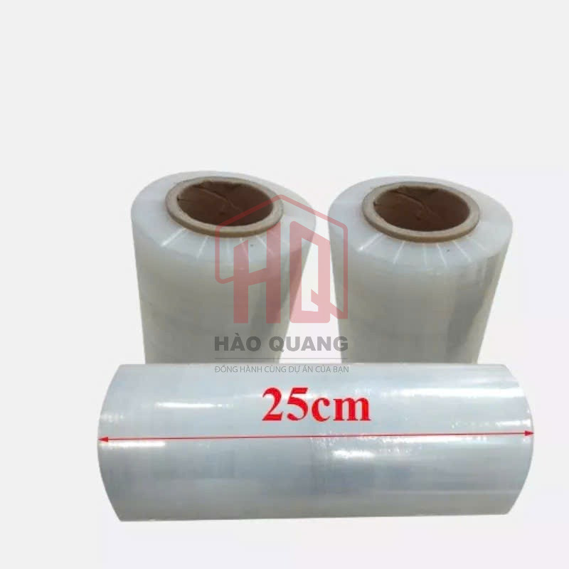 Cuộn Màng Quấn PE 25cm 2kg | 50cm 2kg | 50cm 4kg – Quấn Hàng Chắc, Chống Bụi Hiệu Quả
