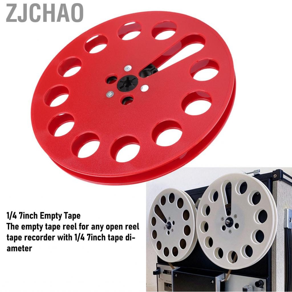Zjchao 1/4 7 inch Takeup Reel Thay thế cho Revox để băng máy phát điện cổ điển trống rỗng với 12 lỗ