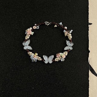 {Rainbow Little Star} Vòng tay dây bện tay Gypsophila may mắn Dopamine Girl Heart Vòng tay bạn gái đầy màu sắc Thay đổi sang ERPX