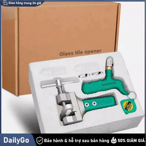 Bộ Dao Cắt Kính Đa Năng Kèm Tay Tách – Cắt Gương, Gạch Men Chính Xác, Cao Cấp