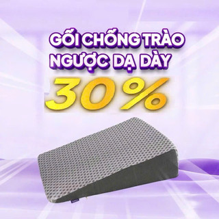 Gối Chống Trào Ngược Dạ Dày Cao Cấp Loại Lớn : 70x60x18CM Thoải Mái Khi Đi Ngủ