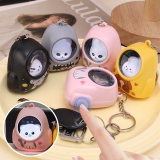 Mới Dễ Thương Đèn Ngủ Móc Chìa Khóa Dạ Quang Mèo Bầu Trời Túi Móc Khóa Đáng Yêu Túi Điện Thoại Di Động Mặt Dây Chuyền Quà Tặng