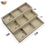 Dụng cụ trang điểm bằng gỗ Homeuse Đồ lặt vặt Chăm sóc da Tổ chức trưng bày Phòng tắm Mỹ phẩm Hiển thị để bàn 9 lưới 3 tầng