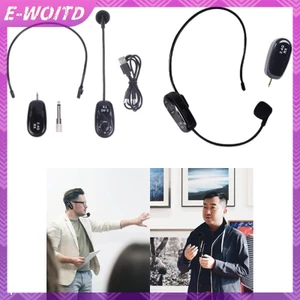 Tai nghe E-WOITD Bộ phát micrô không dây 2.4G có đầu thu cho bộ khuếch đại giọng nói HNVN