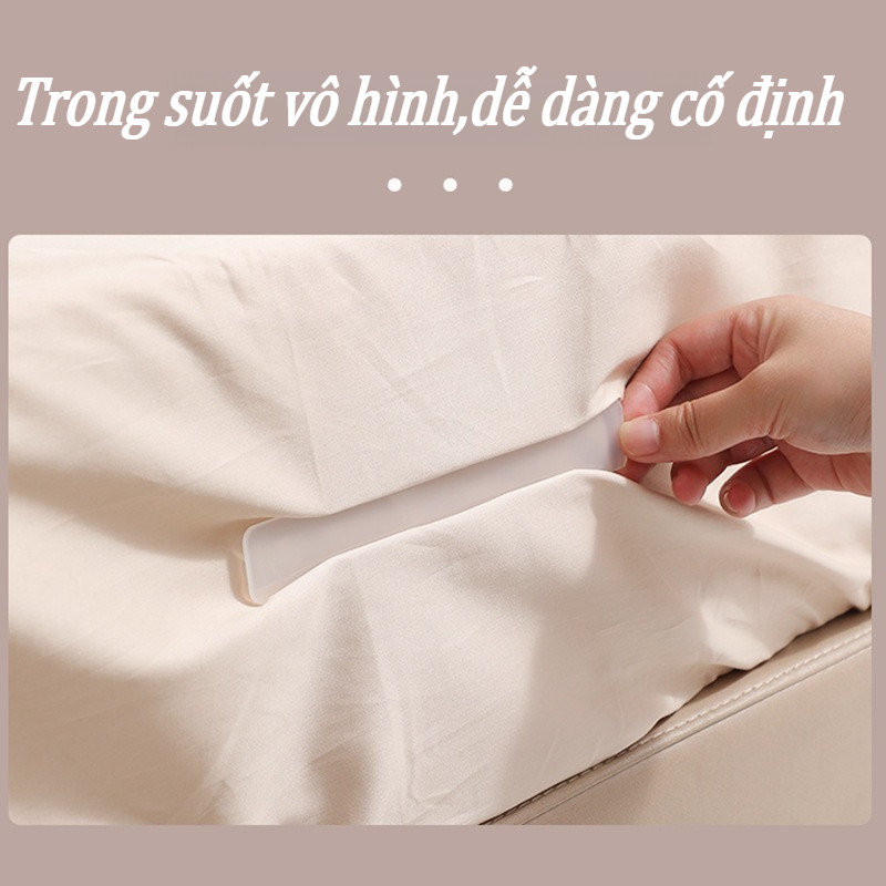 Bộ 4 khay Bộ giữ ga trải giường，drap giường chống tuột dùng được cho 4 góc nệm và cả 2 bên nệm.