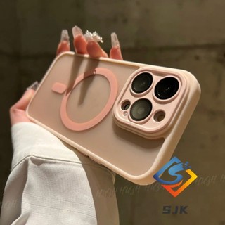 Ốp điện thoại từ tính Matt Acrylic cao cấp có nắp ống kính máy ảnh cho iPhone 17 Pro Max 17Air 16 15 14 13 12 11 Pro Max 14 / 15 / 16 Plus Bền bỉ và sành điệu
