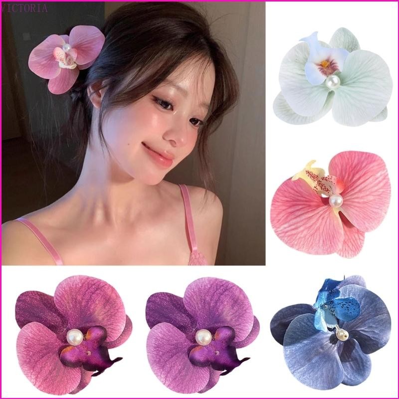 VIC Hàn Quốc Phalaenopsis Kẹp Tóc Lớn, Phù Hợp Cho Tiệc Cưới và Hàng Ngày