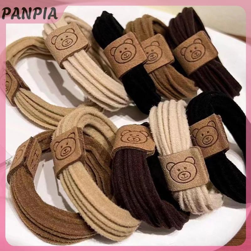 PNPIA-Có Độ Đàn Hồi Cao Dày Đầu Dây Buộc Tóc Gấu Dễ Thương Dây Cao Su Nữ Phụ Kiện Tóc