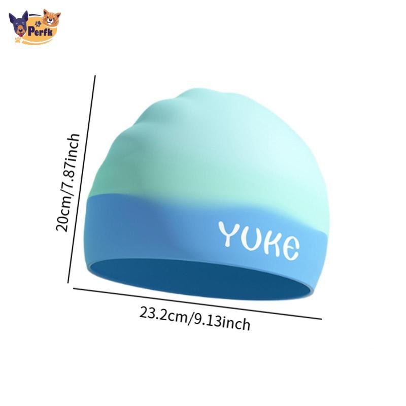 Mũ bơi silicone mềm nhẹ, chống thấm nước, phù hợp cho thể thao dưới nước, sử dụng cho cả nam nữ và trẻ em.