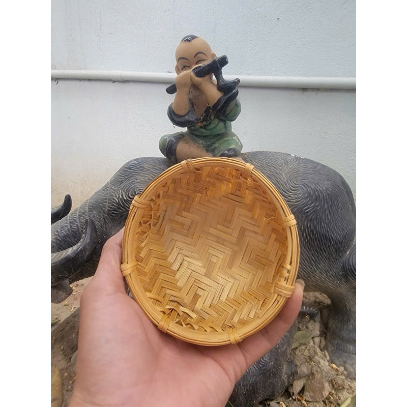 Thúng Tre Hun Khói Dúng Decor, Dựng Đồ Kích Thước 12/15/20/25/30Cm