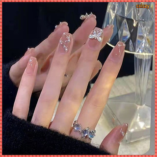 Trẻ Em Đeo Móng Tay Bé Gái Chuyên Dụng Handmade Giữa Chiều Dài Đeo Móng Tay 2025 Phong Cách Thích Hợp Cho Học Sinh 8-10 Tuổi Miếng Dán Làm Móng Tay Dễ Thương
