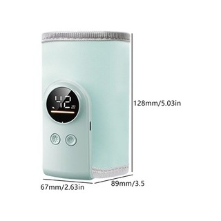 DE Máy hâm sữa trẻ em chống nước nhiều lớp 6 mức nhiệt 18W Thiết kế đèn ngủ sưởi ấm nhanh