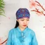 Mũ Turban DUKGLOW, Băng đô dân tộc cổ điển, Mũ beanie thoáng khí thêu thời trang phong cách Mexico dành cho nữ