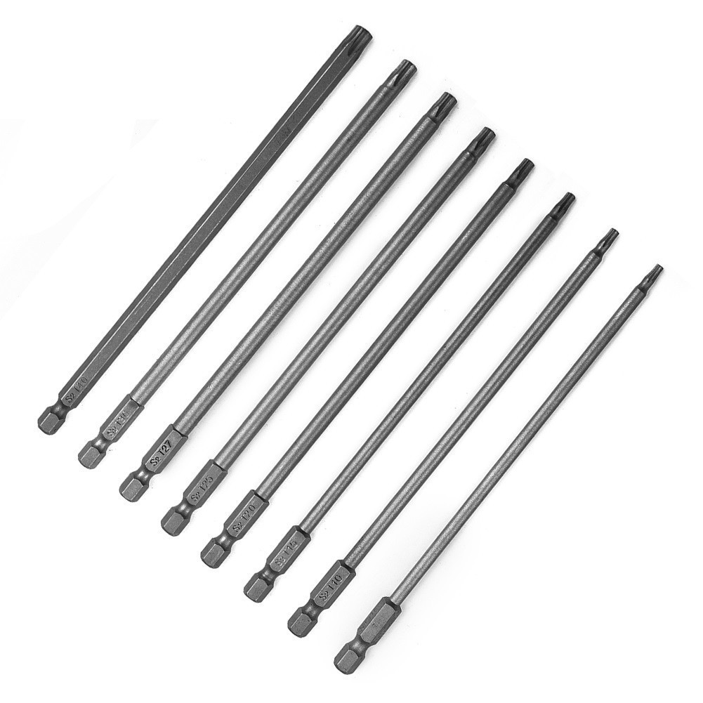 [Welv] 1 Mũi tuốc nơ vít Torx từ tính dài 150mm T8, T10, T15, T20, T25, T27, T30, T40