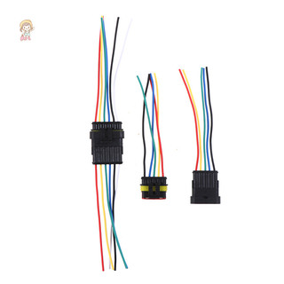 Twe 1 / 2 / 3 / 4 / 5 / 6Pin Nữ Nam Chống Thấm Nước Cáp Điện Tự Động Kết Nối Xe Cắm VN