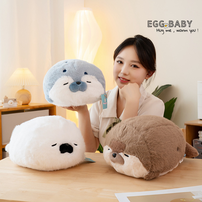 Fat Seal và Lazy Seal Đồ chơi sang trọng Con dấu dễ thương Búp bê Quà tặng cho bé gái Quà tặng sinh nhật