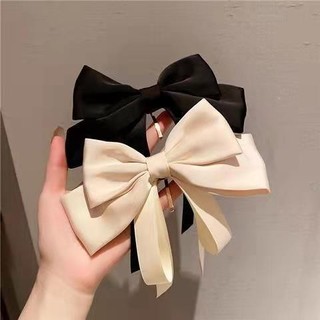 Kẹp tóc nơ trắng mũ khí chất cổ tích