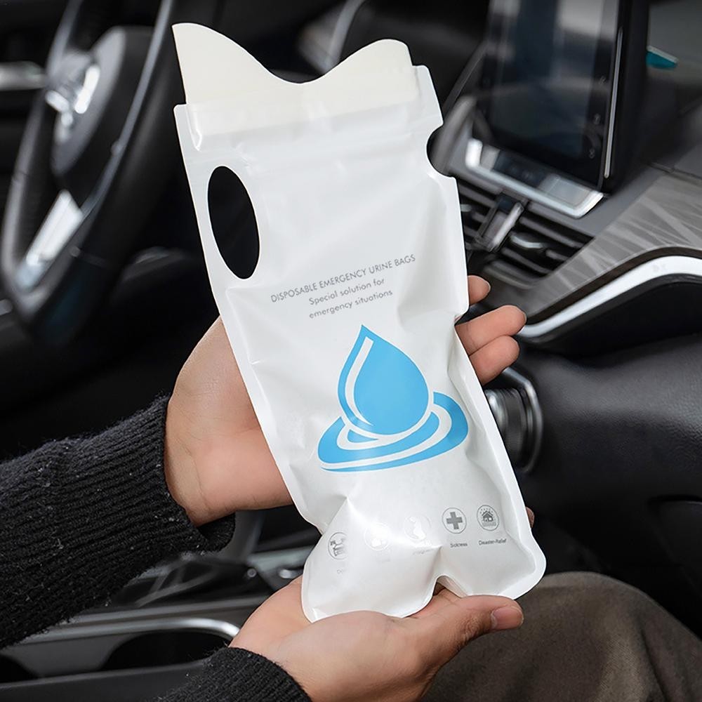 1 / 2 / 4 Túi đi tiểu khẩn cấp 700ML - Túi đi tiểu Unisex - Túi nôn - Dùng một lần, kín, di động - Dành cho du lịch, cắm trại, kẹt xe - Dành cho nam nữ Trẻ em