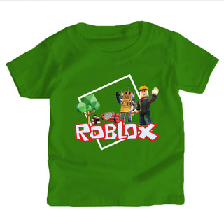 Áo thun ngắn tay Roblox dành cho trẻ em 2024 - Thiết kế nhân vật trò chơi phổ biến cho bé trai và bé gái