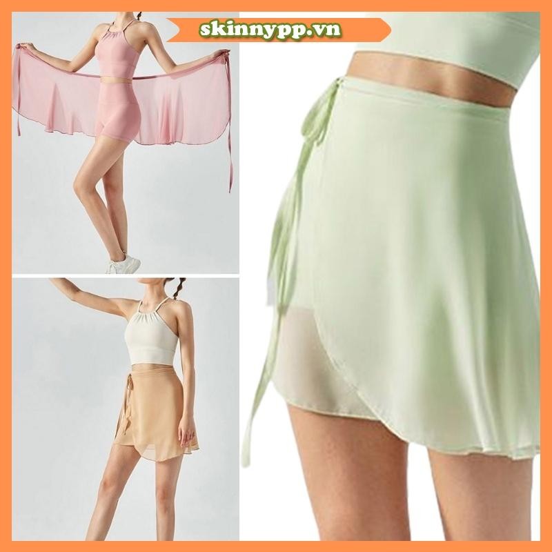 Da Có Thể Điều Chỉnh Thắt Lưng Váy Bọc Ba Lê Cho Nữ Khiêu Vũ Và Thể Dục Dụng Cụ Leotards