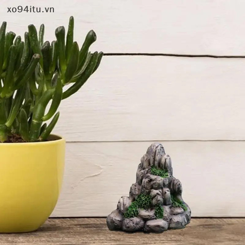 XOITU Núi Thu Nhỏ Đá Giả Nhân Tạo Đồi Đồ Chơi Đồ Trang Trí Vườn Cổ Tích Phụ Kiện Trang Trí Nhà Bể Cá Rock VN
