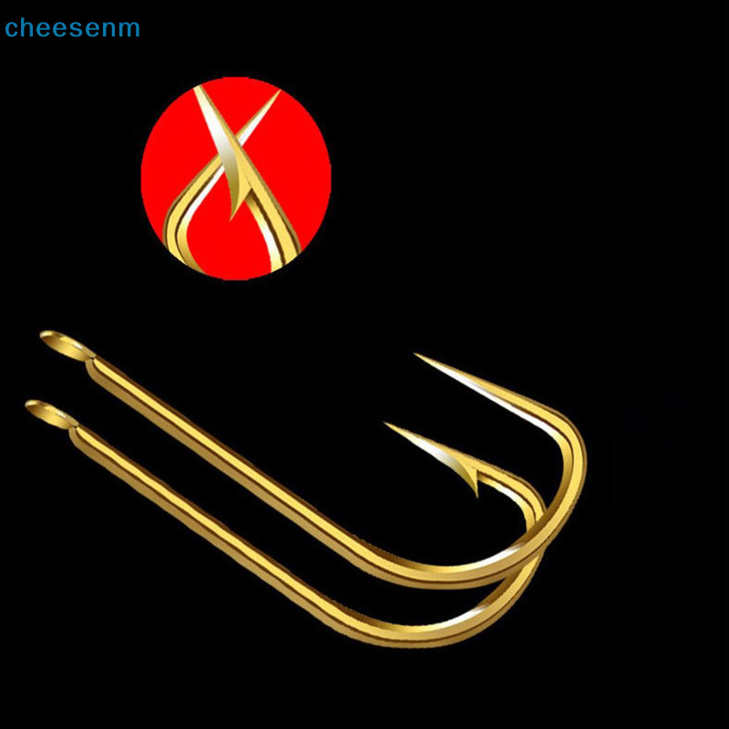 Cheenm 50 Cái / lốc Coag Thép Không Gỉ Thép Không Gỉ Thép Gai Cá Chép Móc Câu Cá Fishhook VN
