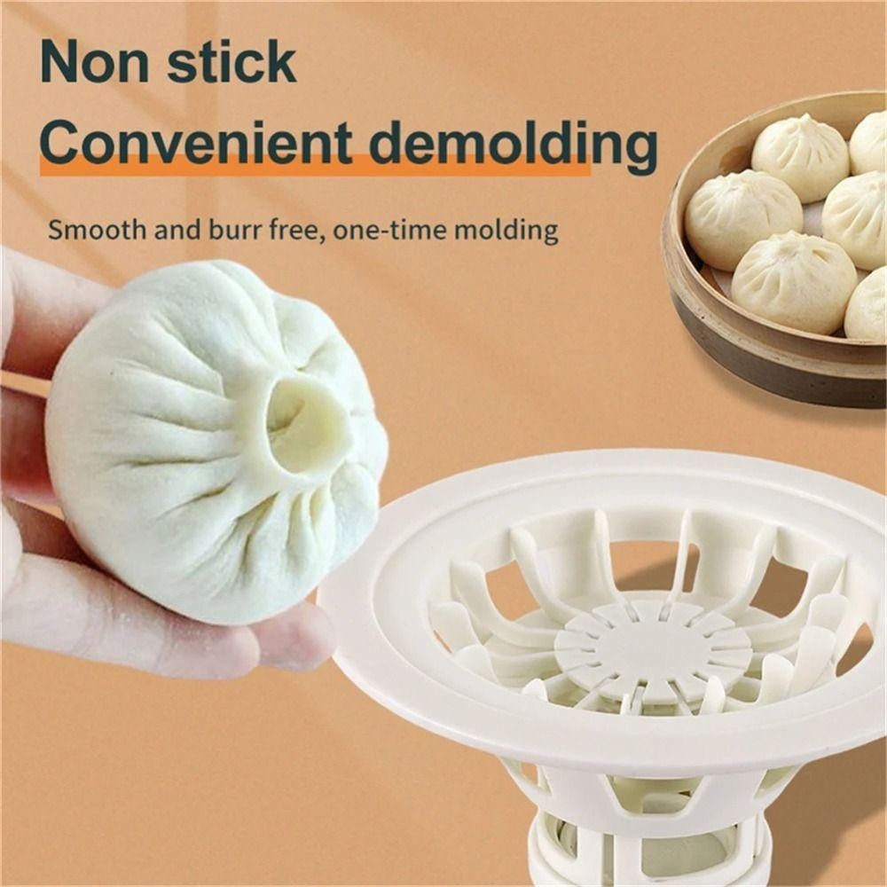 Khuôn Làm JiKK Baozi, Khuôn Bánh Bao Tự Chế ABS, Máy Làm Bao Buns Loại Hoa DIY