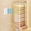 Hộp đựng quần áo gia đình YUUKII, Hộp sắp xếp tiết kiệm không gian Hộp đựng tất tự dính, Giá treo tường Hộp đựng quần áo trong suốt