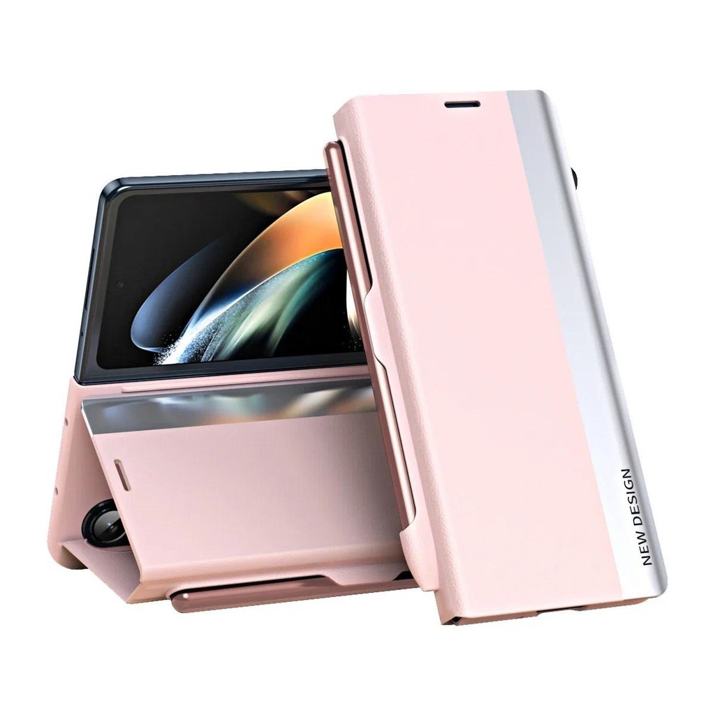 Da Bút Khe Cắm Bảo Vệ Giá Đỡ Ốp Lưng Điện Thoại Samsung Galaxy Fold 6 5 4 3 Chống Sốc Chống Rơi Lightweigh Cover