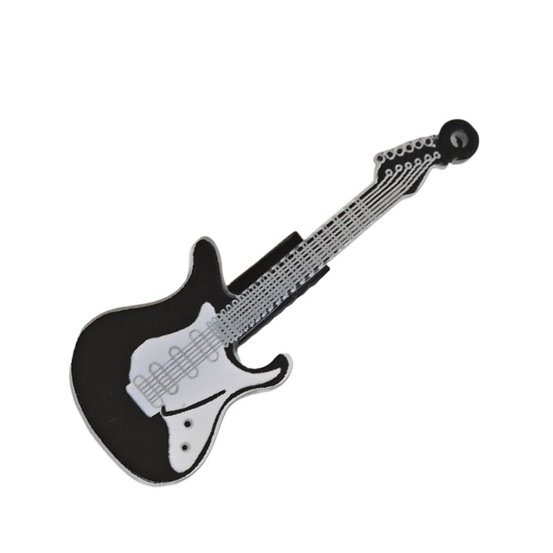 YOI Thanh Lịch Kẹp Tóc Guitar Kẹp Tóc Đàn Guitar Sáng Tạo Nhạc Cụ 2000s