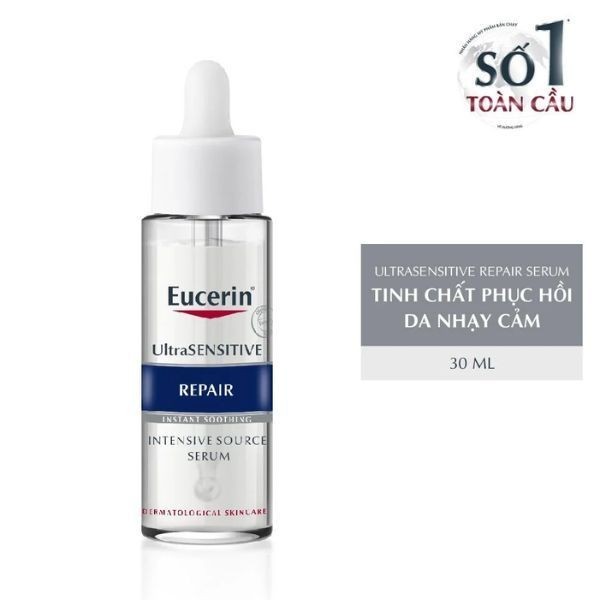 Tinh Chất Eucerin Giúp Phục Hồi Da Nhạy Cảm Ultra Sensitive Repair Serum 30ml