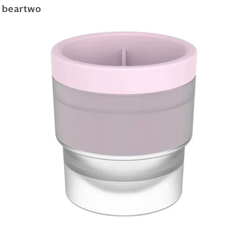 < Beartwo > 1 / 2 / 4 Máy Làm Đá Silicon Hình Quả Bóng Lớn Khuôn Thực Phẩm Khay Tròn Thanh Tiện Ích Mát mẻ Phụ Kiện Nhà Bếp Làm Khuôn Đẹp