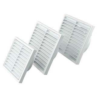 ROOMYCO 1 Cái Cửa Xả Không Khí Tươi, Lưới Tản Nhiệt Nhựa Cửa Thoát Khí, Tường Trần Đường Ống Thông Gió Màu Trắng Điều Hòa Ổ Cắm