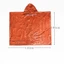 Áo mưa khẩn cấp ESSENCEH, Áo mưa nhiệt dày màng nhôm, Leo núi đa chức năng phản quang chống gió Poncho Áo mưa leo núi ngoài trời
