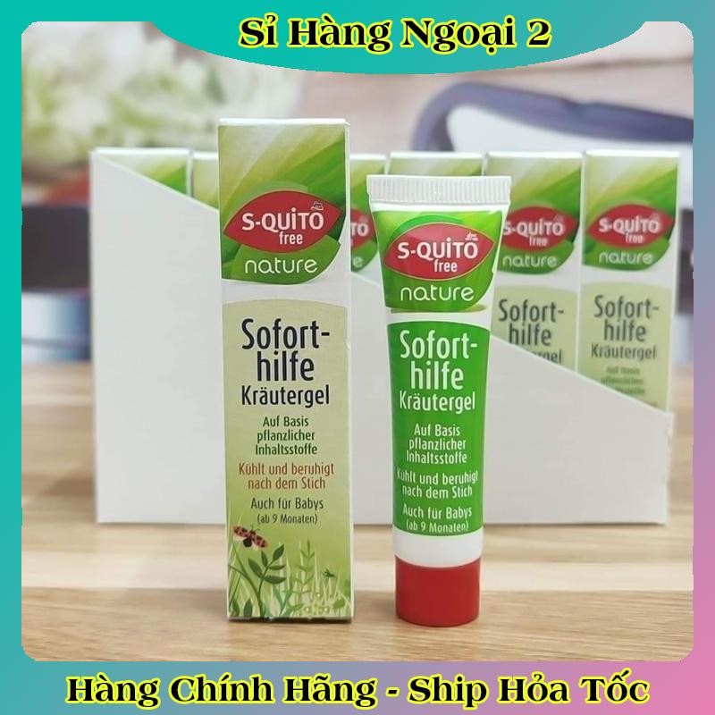 Xịt chống muỗi, kem bôi côn trùng đốt, thanh lăn và gel bôi muỗi đốt Squito Free cho bé từ sơ sinh của Đức- Date mới