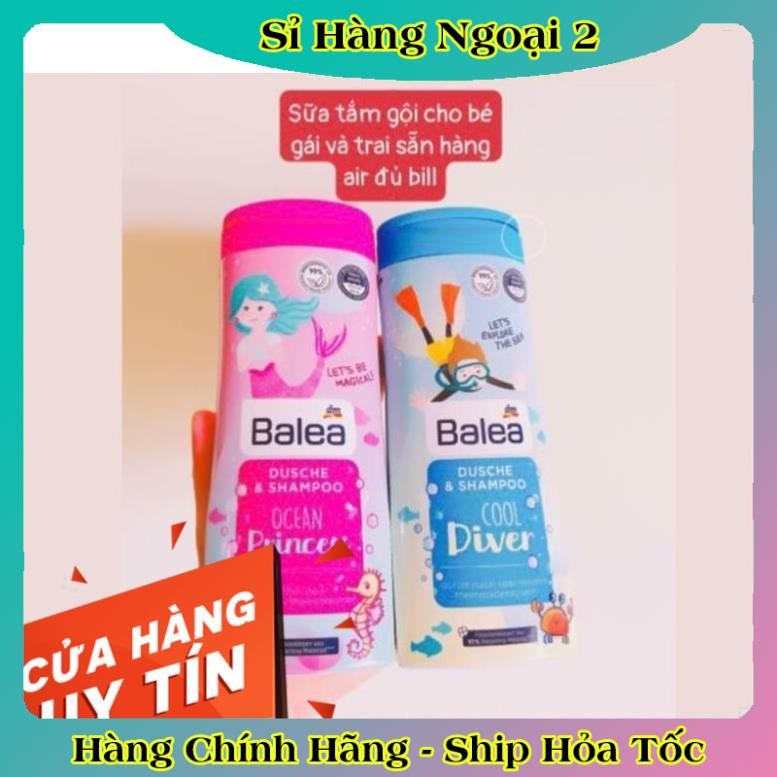 [auth] Sữa tắm gội Balea cho bé trai và bé gái 300ml- Nội địa Đức Đủ Bill [Hot]