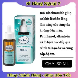 [auth] Serum Niacinamide sáng trắng da se khít lổ chân lông Balea Đức [ Nội địa Đức Đủ Bill] [Hot] .