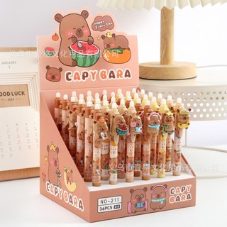 [Mực Xanh] Bút Capybara 3D Xóa Được, Mực Gel Khô Nhanh Ngòi 0.5mm, Mực Đều, Nét Chữ Đẹp