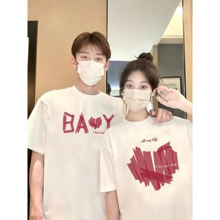 Áo hoodie dài tay 100% cotton mới dành cho cả nam và nữ Áo hoodie cặp đôi dáng rộng cổ tròn in hình độc đáo