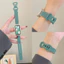 Dây đeo silicon bện cho Huawei Band 10/9/8/7/6, vòng tay thể thao, kèm vỏ đồng hồ