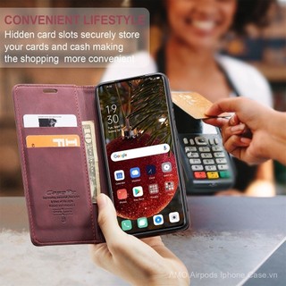 Ốp cho Oppo RENO 10 Pro 5g 8 t RENO 8 t 7 8 Z 7Z 8Z A57 4G 2022 Oppo A96 A76 A95 A74 A78 A58 a77s Find X6 Ốp lật bằng Da PU Ví từ tính với khe cắm thẻ Retro Lea