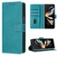 Dành Cho Samsung Z Fold 6 5 4 3 Ốp Lưng Điện Thoại Ví Da Từ Tính Galaxy Fold6 Vỏ Lật Đựng Thẻ