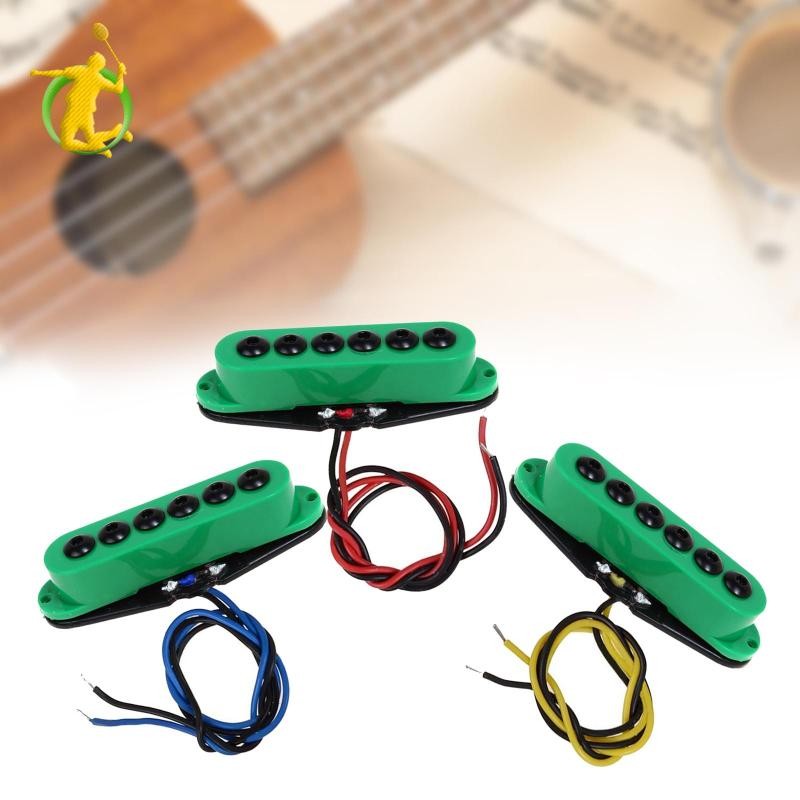 3x Cuộn Dây Đơn Bán Công Suất Cao Cho Nhạc Cụ Cổ Giữa Cầu Bán Tải Đàn Guitar Dây Đàn Guitar Bass Tiếp Liệu