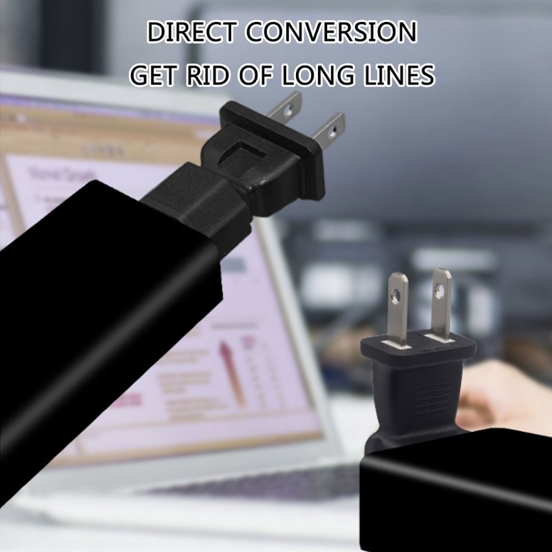 RR US Standard Outlets 1-15P sang IEC320 C5 Bộ chuyển đổi phích cắm điện US 2Pin Plug JD18
