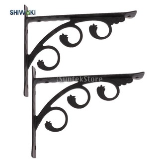 4 x Giá đỡ treo tường hình chữ L Châu Âu Giá đỡ treo kim loại 4 chiếc