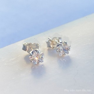 Hàng Hóa Tại Chỗ 925 Sterling Silver Stud Bông Tai Long Lanh Hình Dạng Ngôi Sao 290023c01 Thời Trang Sterling Silver Stud Bông Tai Cho Phụ Nữ